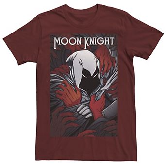 Men's Marvel Moon Knight Choked Comic Cover Tee
