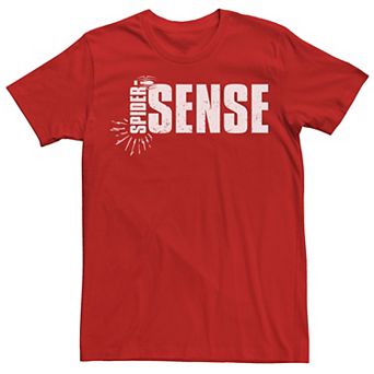 Men's Marvel Spider-Man Spider-Sense Text Tee