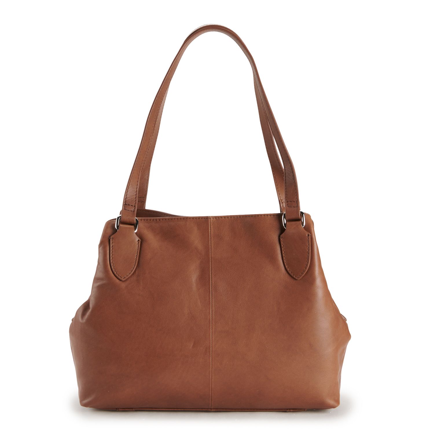 Image for ili RFID-Blocking Triple Compartment Leather Hobo Bag at Kohl's.