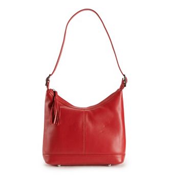 ili RFID-Blocking Classic Leather Hobo Bag