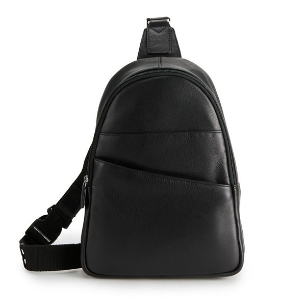 Ili adjustable 2024 strap leather backpack