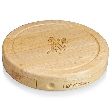 Picnic Time Oakland Athletics Brie Cheese Cutting Board & Tools Set