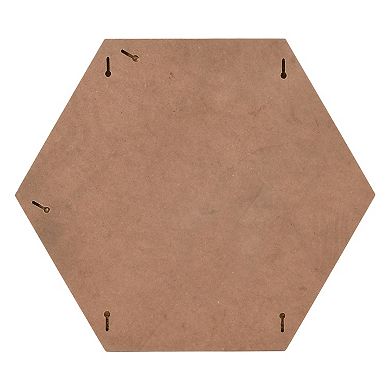 Prinz Hexagon Mirror & Felt Memo Board Wall Decor