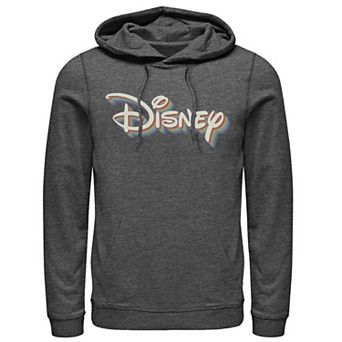 Disney's Rainbow 3D Logo Men's Hoodie