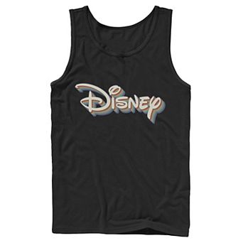 Disney's Rainbow 3D Logo Men's Tank Top