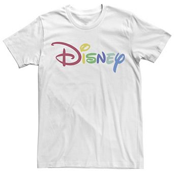 Disney's Men's Rainbow Logo Tee