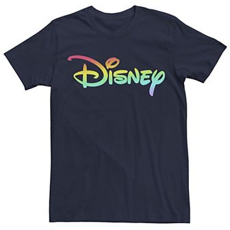 Disney's Rainbow Chest Logo Men's Tee