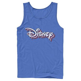 Men's Disney Rainbow 3D Logo Tank Top