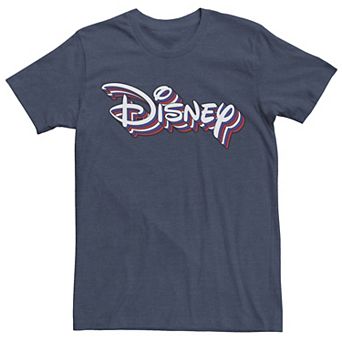 Disney's Rainbow 3D Logo Men's Tee