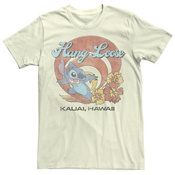 Disney's Lilo & Stitch Hang Loose Kauai Hawaii Men's Tee