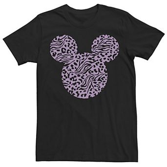 Disney's Mickey And Friends Mickey Tiger Cheetah Mashup Fill Men's Tee