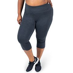 Chlorine Resistant Aquamore Solid Capri Plus Size Legging | Legging |  Aquamore