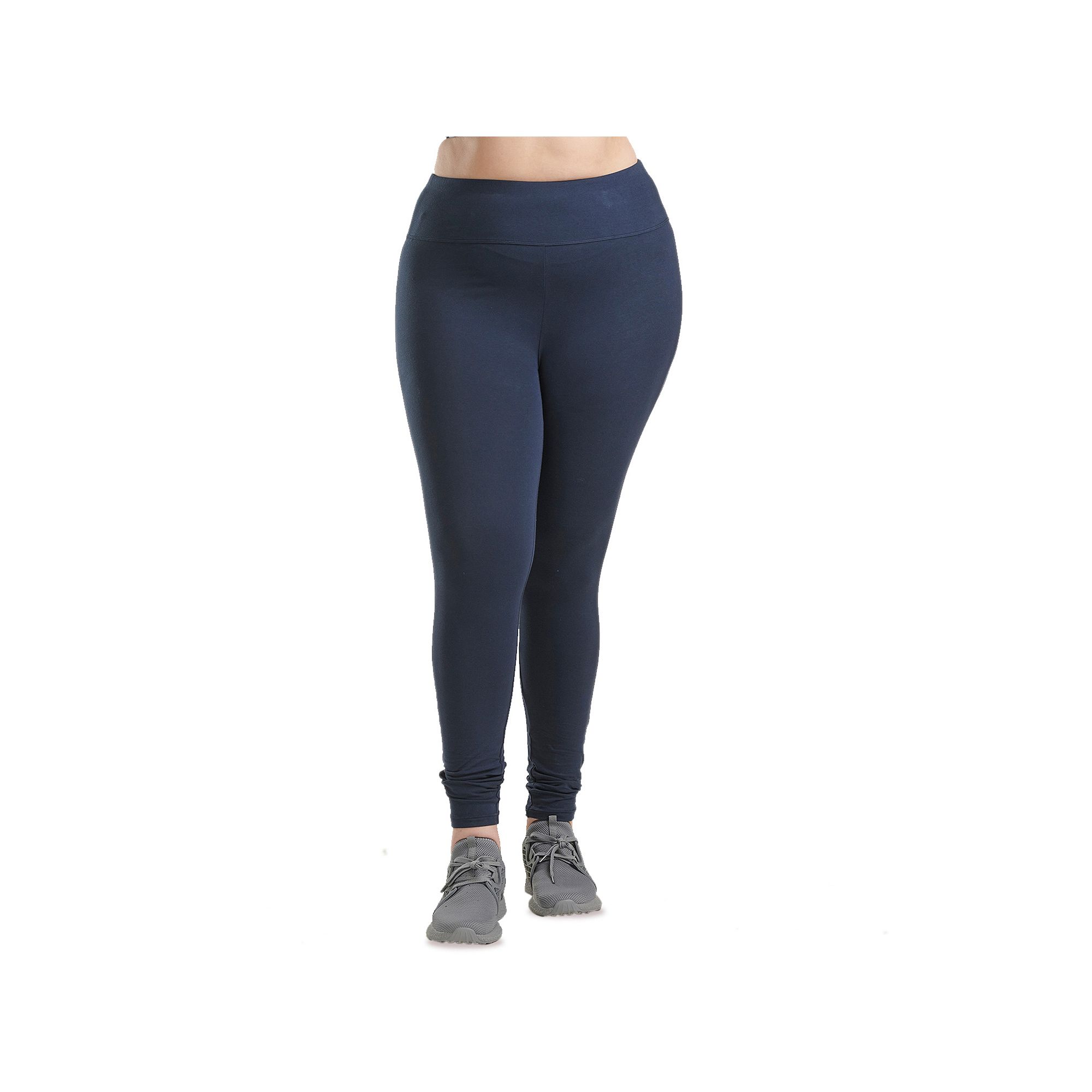 Plus Size Spalding High-Waisted Leggings, Womens, Size: 1XL, Blue Blazer