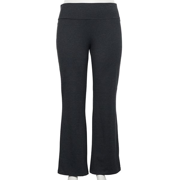 Spalding Women's Capri Flare, Black, Small at  Women's Clothing  store: Athletic Pants