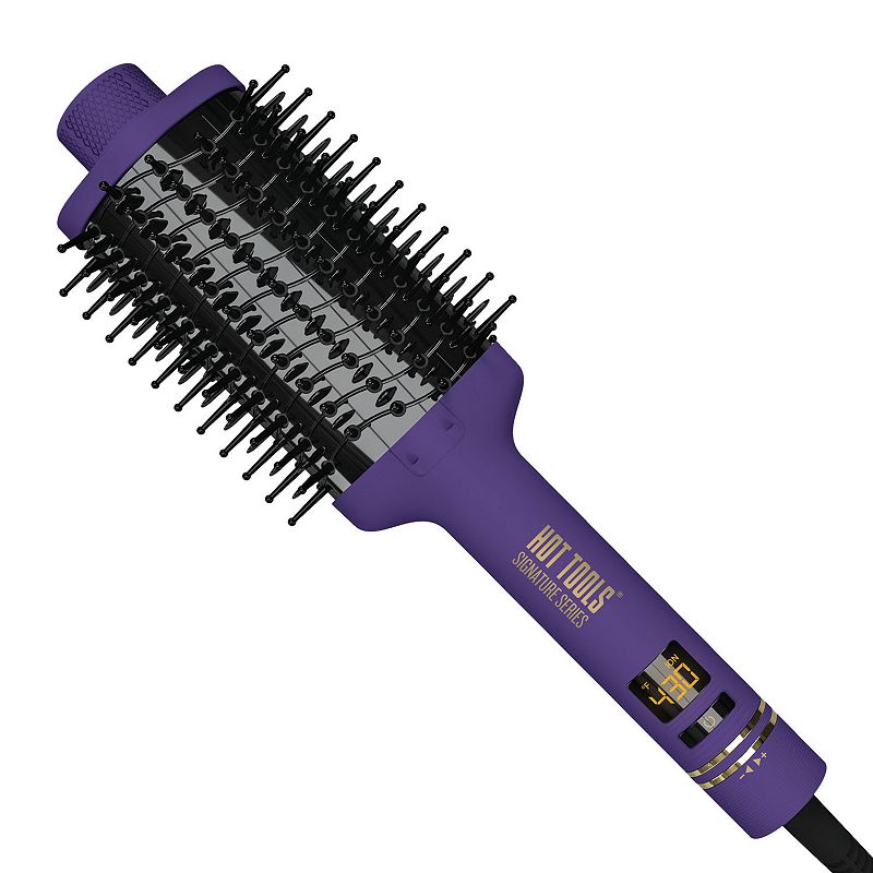 Hot Tools Signature Series The Ultimate Heated Brush Styler, Purple