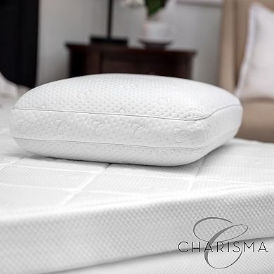 Charisma Luxury Gusseted Gel Infused Oversized Memory Foam Pillow