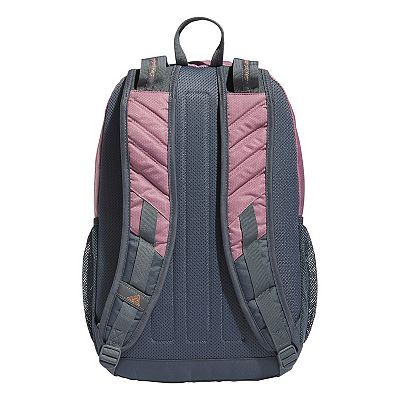 Gray and pink adidas backpack best sale