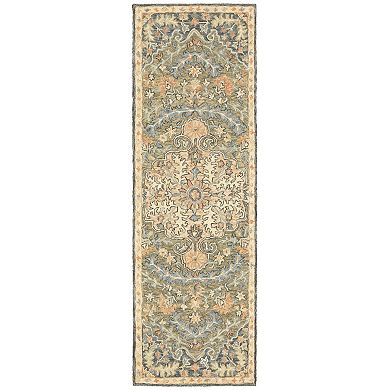 StyleHaven Andover Persian Medallion Handmade Wool Area Rug