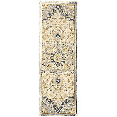 StyleHaven Andover Star Medallion Handmade Wool Area Rug