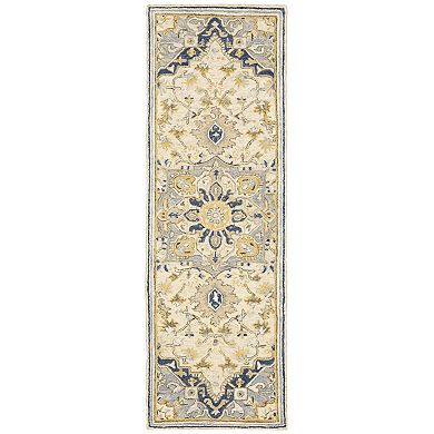 StyleHaven Andover Star Medallion Handmade Wool Area Rug