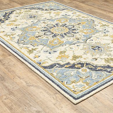 StyleHaven Andover Star Medallion Handmade Wool Area Rug