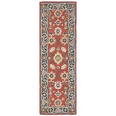 StyleHaven Andover Traditional Floral Handmade Wool Area Rug