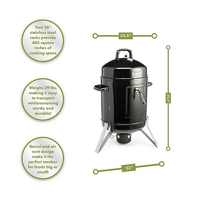 Cuisinart Vertical 16 Inch Charcoal Smoker