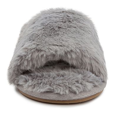London Fog Lilly Women's Fuzzy Slippers
