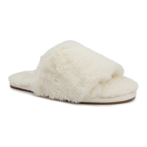 London Fog Lilly Women's Fuzzy Slippers