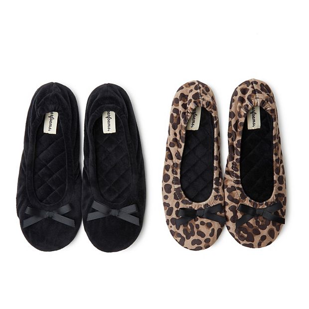 Kohls womens dearfoam on sale slippers