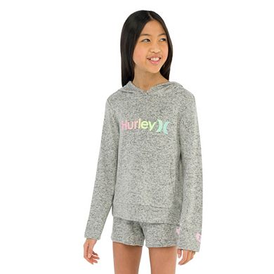 Girls 4-16 Hurley Soft & Light Hacci Knit Pullover Hoodie