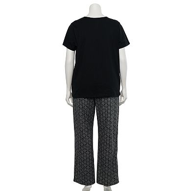 Plus Size Croft & Barrow® 4-pc. Pajama Top, Pajama Tank, Pajama Shorts & Pajama Pants Set