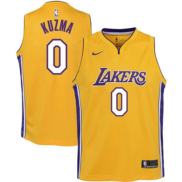 SIGNED Kyle Kuzma Gold Lakers Jersey - Authenticated