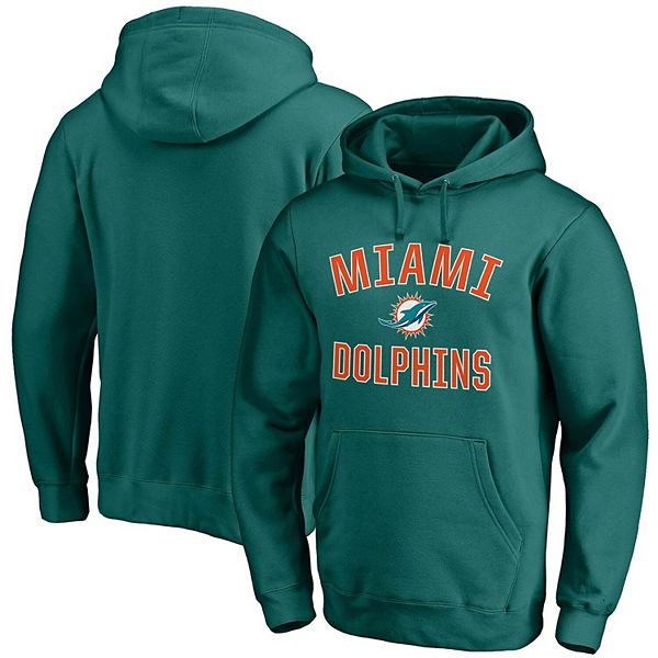 Men's Fanatics Branded Aqua Miami Dolphins Victory Arch Team Pullover ...