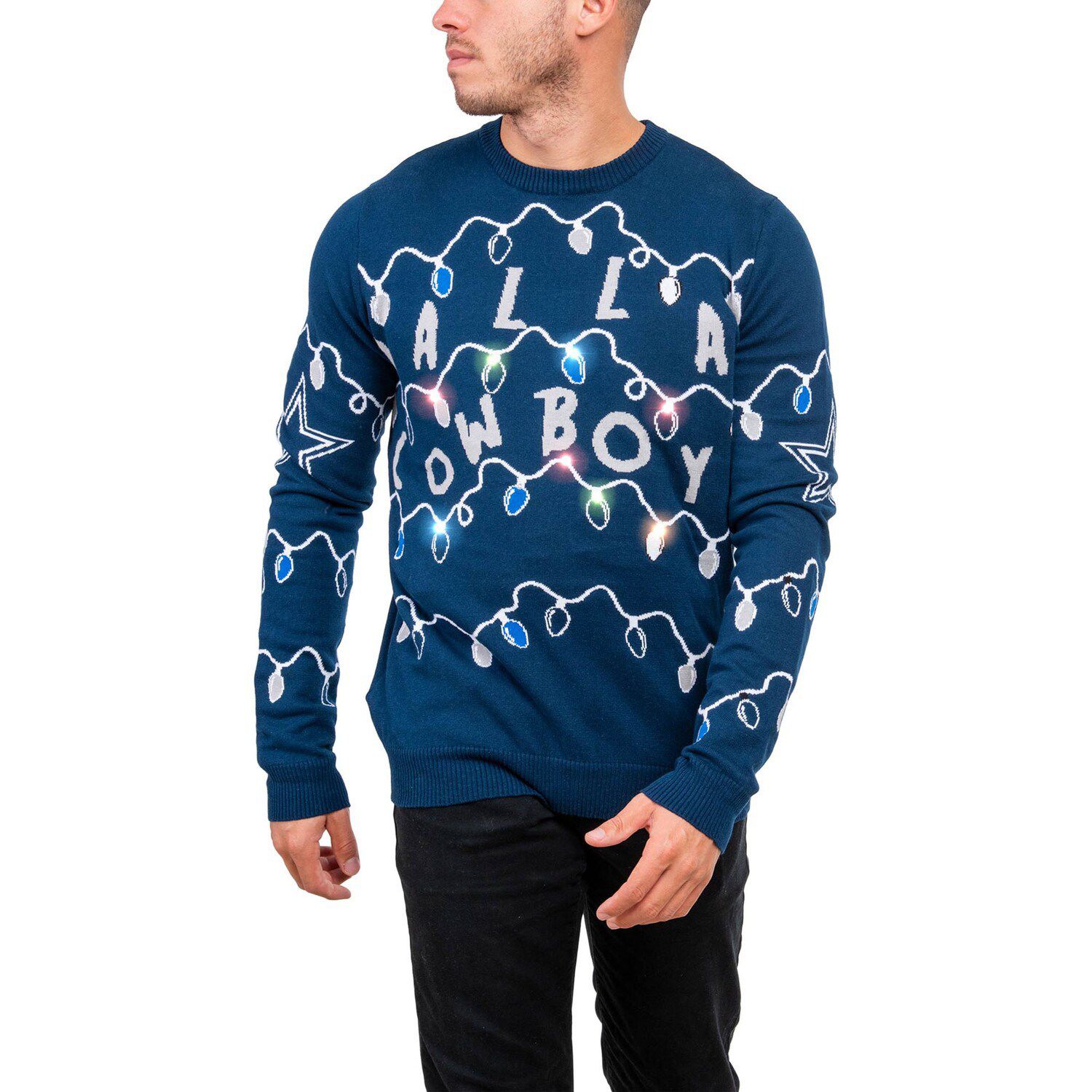 dallas cowboy ugly christmas sweater