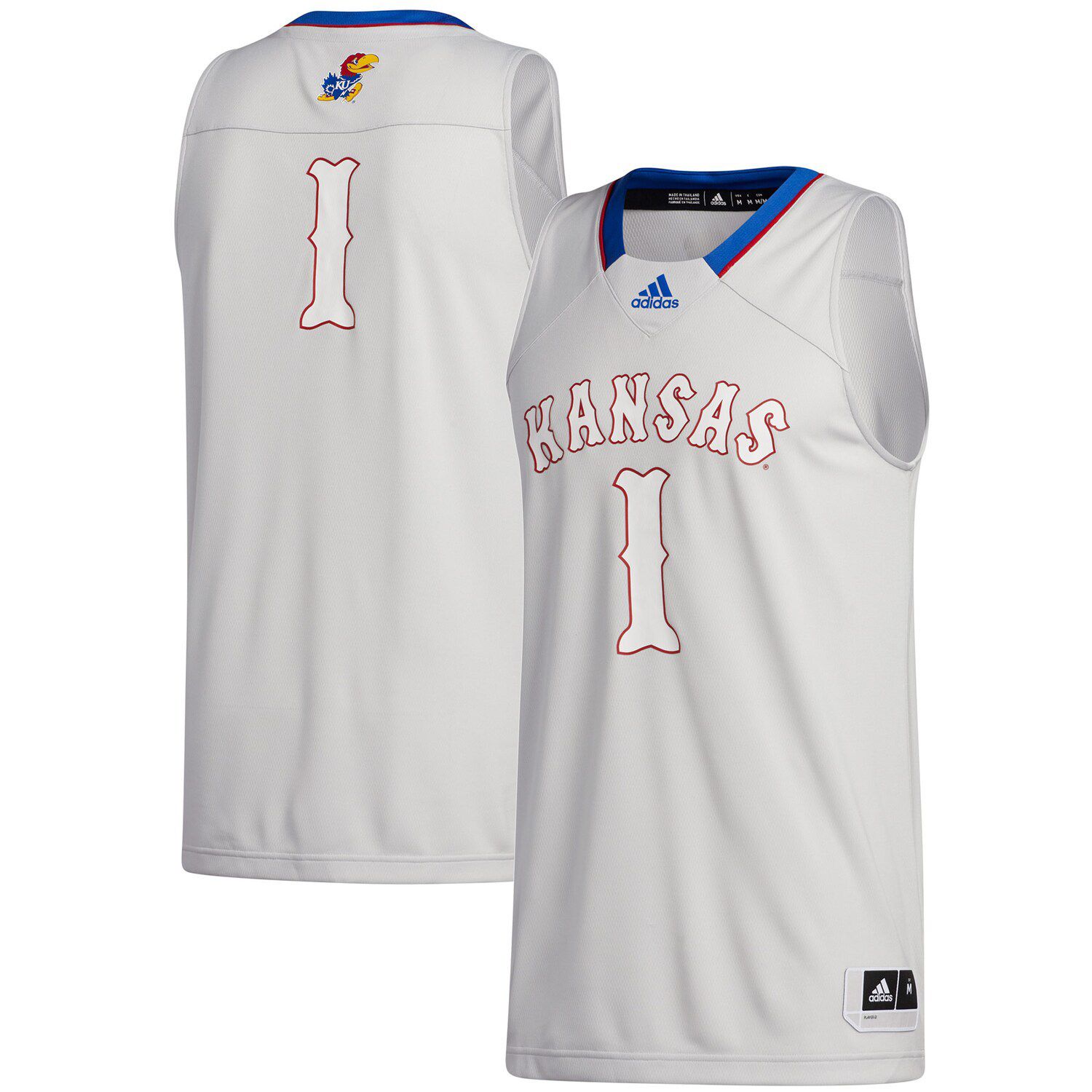 adidas Huskies NCAA Swingman Jersey - White, men basketball