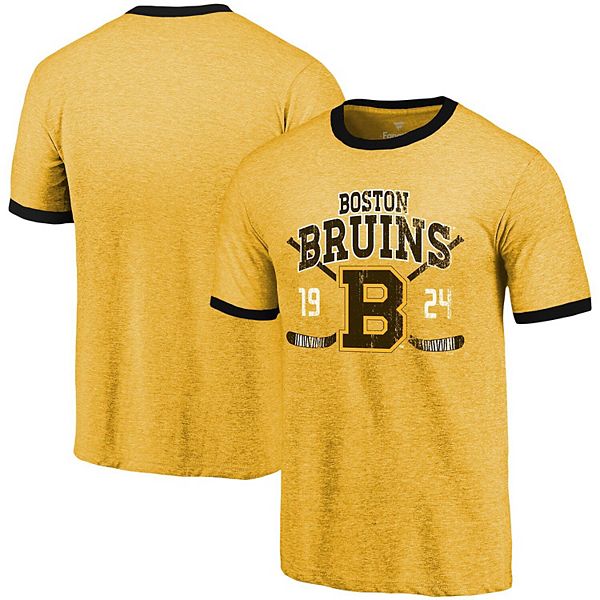 Boston Braves Hockey JERZEES Men's Tri-BLend Ringer Tee