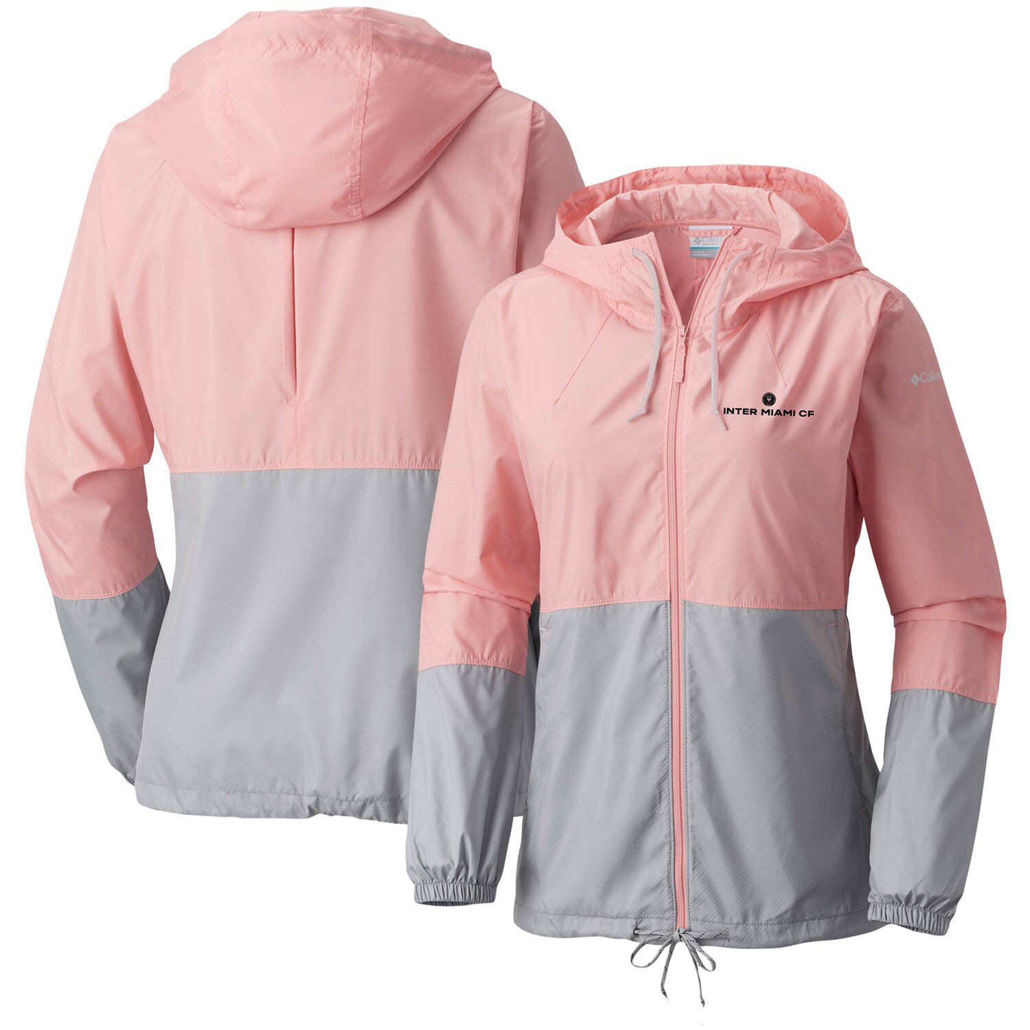 pink columbia windbreaker