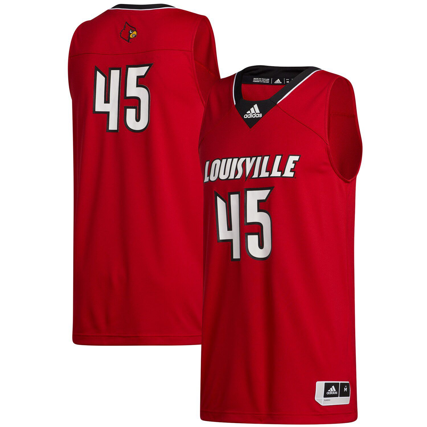 Louisville Cardinals white jersey