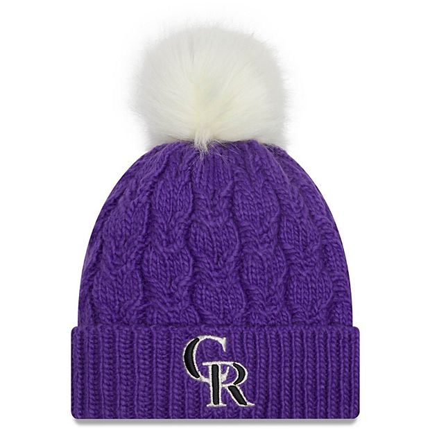 New Era Men's Colorado Rockies Purple Sport Knit