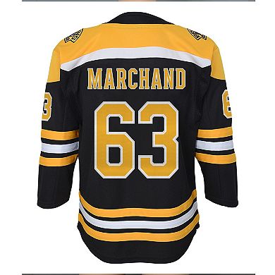 Youth Brad Marchand Black Boston Bruins Home Premier Player Jersey