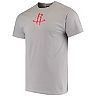 Men's Concepts Sport Gray/Heathered Charcoal Houston Rockets Pitch T-Shirt & Shorts Set