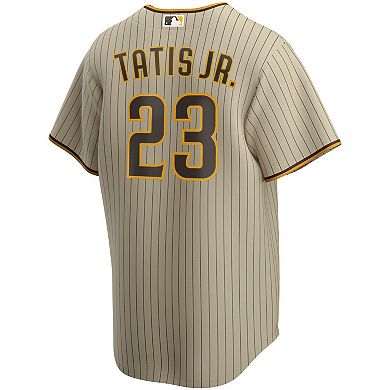 Men's Nike Fernando Tatis Jr. Tan San Diego Padres Alternate Replica ...