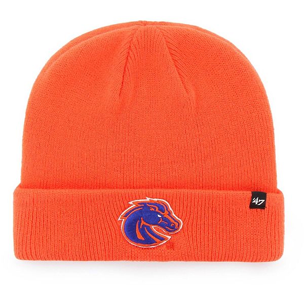 Men's '47 Orange Boise State Broncos Raised Cuffed Knit Hat