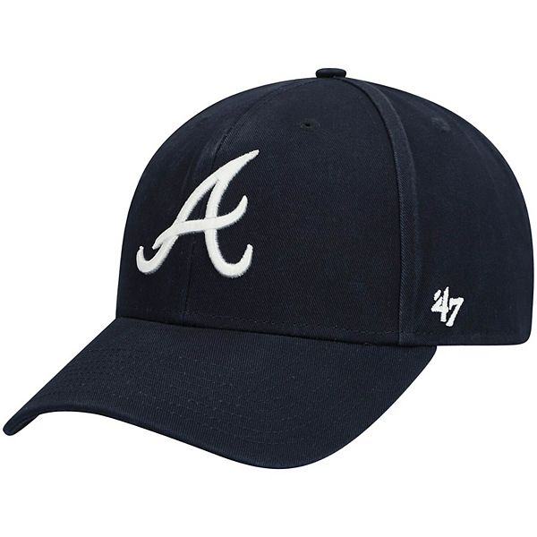 Atlanta Braves '47 Altitude MVP Adjustable Hat - Navy