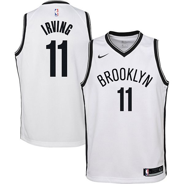 Youth Nike Kyrie Irving White Brooklyn Nets 2020 21 Swingman Jersey Association Edition