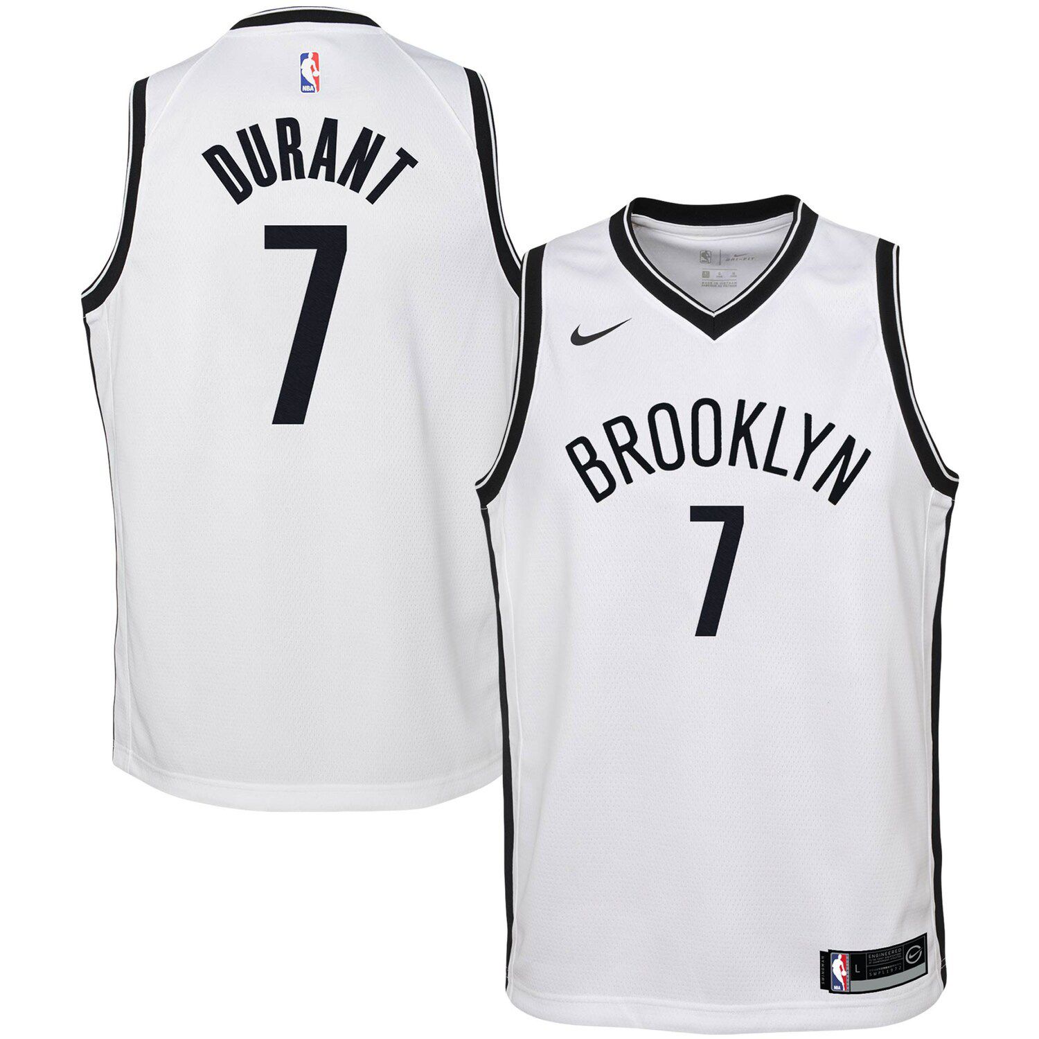 kevin durant blackout jersey