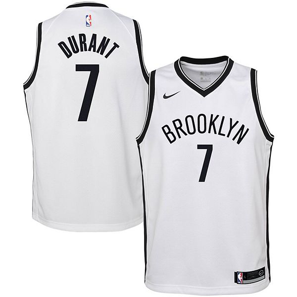 New Nike Brooklyn Nets Kevin Durant HWC Nights Jersey M 10/12 Youth Boys $90
