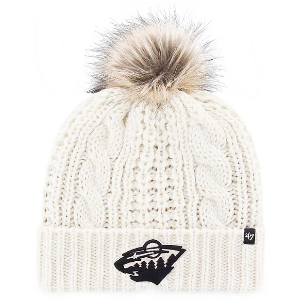 Youth Minnesota Wild White Special Edition Cuffed Pom Knit Hat