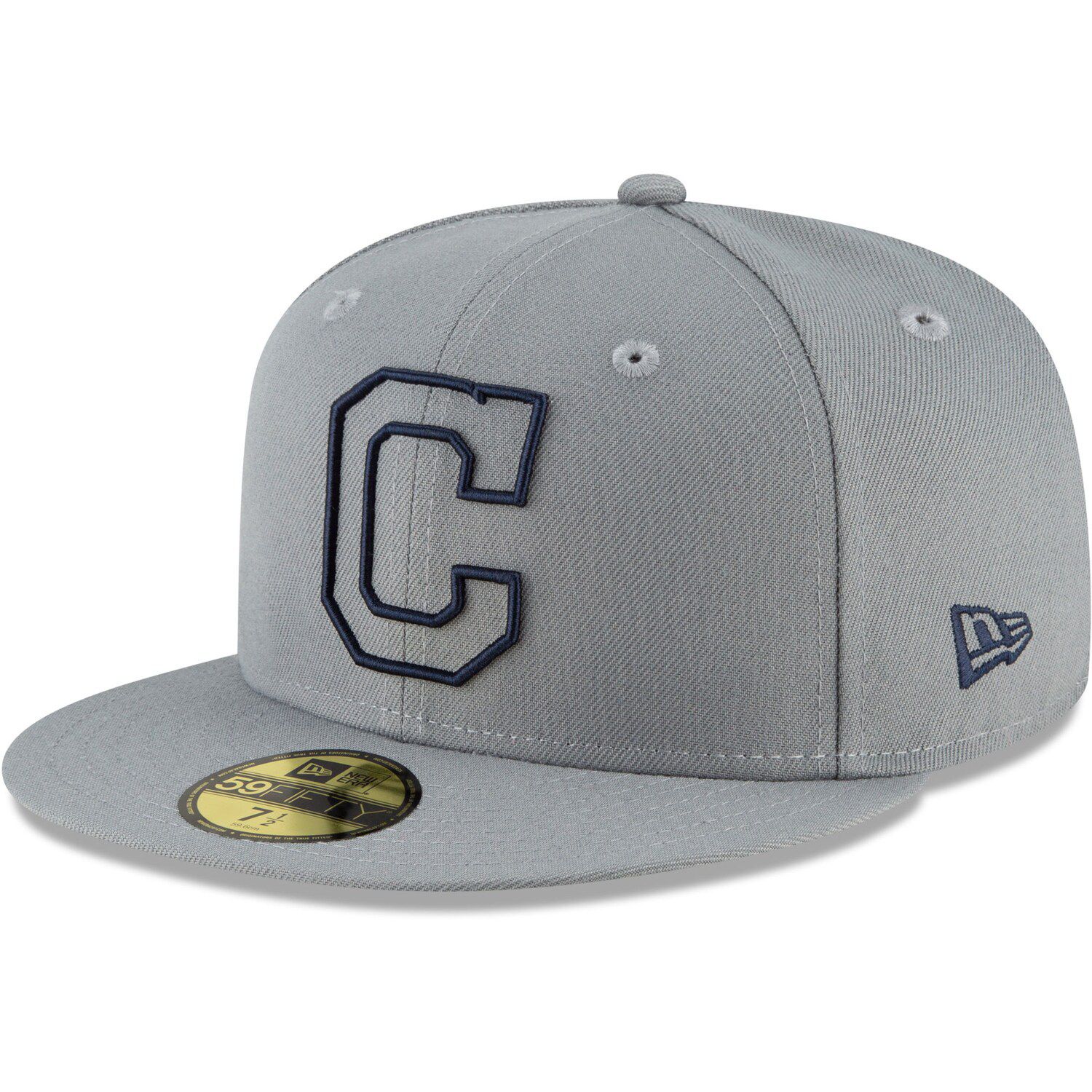 Men’s Cleveland Indians Gray Alternate Logo Elements 59FIFTY Fitted Hats